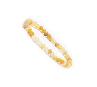 Suammiitstrieadea Pulsera de cuentas de piedra natural, estilo chino, unisex, hecha a mano, elástica, decorativa, regalo de cumpleaños, 8 mm, 4mm, Plástico, como se muestra en la
