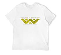 SUAN MEI ROU Movie Fan-Art Weyland Yutani Corp Men's Kultfilm Inspi Bio-Cotton T-Shirt White XL