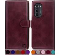 Suanpot para Moto Edge 2022 Case de billetera 5G con RFID Bloqueo de tarjetas de crdito Titular Flip PU PU Cuero Propiedad Protectora Mujeres Men pa
