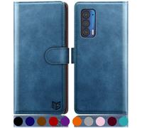 Suanpot para Motorola Moto Edge 5G UW/Edge 2021 Case de billetera? Bloqueo de rfid? Tallador de crdito Folio Folio Book PU Case de cuero Telfono a