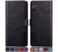 SUANPOT para Samsung Galaxy A13 5G RFID Bloqueo cartera caso (negro)