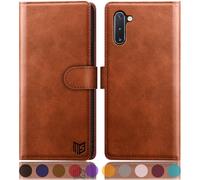 Suanpot para Samsung Galaxy Note 10 6.3 """" con RFID Bloqueo de la billetera de cuero Case Soporte de tarjeta de crdito Folio Book Case Case For Wome