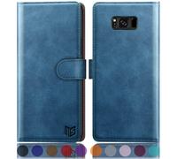Suanpot para Samsung Galaxy S8+ /S8 ms 6.2 pulgadas (no ajuste S8) Case de billetera de cuero con Bloqueo de RFID Tolchado de tarjeta de crdito Fol