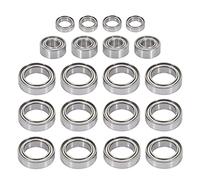 SuanQ de Rodamientos de Bolas de 20 Piezas BE001 BE002 BE003 para JLB Cheetah 11101 21101 J3 Speed 1/10 RC Coche Repuestos de ActualizacióN