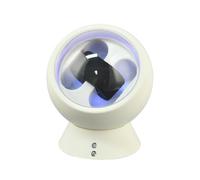 Suanzua Enrolladores de Relojes MecáNicos para Relojes AutomáTicos Fuente de AlimentacióN USB Soporte Giratorio Expositor de Agitador de Moda Caja de Reloj Beige