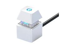 Suanzua Interruptor de Computadora PC Placa Base Arranque Externo Luz LED Encendido/Apagado Botón Cuadrado Cable de Extensión 2M