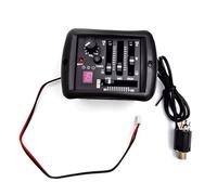 Suanzua Preamplificador Ecualizador de Guitarra Acústica de 4 Bandas, Piezoeléctrica con Sintonizador, Pastillas para Accesorios de Guitarra Folk, Piezas de Guitarra