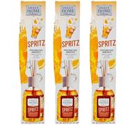 Suarez Sweet Home Collection - Ambientador para el hogar con aroma de bastancini, aceite esencial perfumado, difusor de casa, 100 ml (Spritz, 3 unidades)