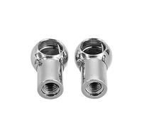 Suave Abrir Conector de pasador de bola Universal, 2 uds., soporte de resorte de válvula de junta, maletero delantero de coche, maletero, hogar, M6, M8, puntal de Gas, accesorio de extremo de varilla