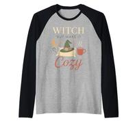 Suave bruja acogedora estética alt-pagana té tarot regalo de bruja Camiseta Manga Raglan