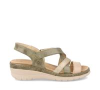 SUAVE by leyland - Sandalias Confort en Piel, Plantilla extraíble 3264 para: Mujer Color: Hunter Talla: 40