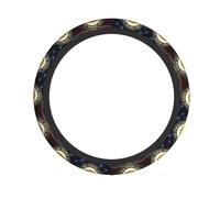 Suave Cubierta para Volante De Coche Veterano De La Tormenta del Desierto De EE. UU. Cubierta De Volante Neopreno Accesorios Coche para Varios Vehiculos, Camión, Furgoneta