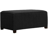 Suave Funda De Puff A Prueba De Polvo Rectangular Funda Otomana Jacquard, con Parte Inferior Elástica ,Retirable Lavable Funda De Reposapiés Adecuado para Sala De Estar