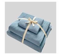 Suave Funda Nórdica De Color Liso, Juego Algodón Lavado Suave Y Ligero, Adecuado for Todas Las Estaciones, con Cierre Cremallera Lazos En Esquinas Hermoso(Jewel Green,200 * 230cm-4pcs)