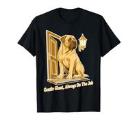 Suave Gigante Siempre en el Trabajo Bullmastiff Camiseta