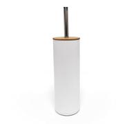 Suave interior, Cepillo de inodoro (diámetro 9.1 x 37.2 cm) Smart Blanco, Poliestireno Acabado Bambú