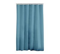 Suave Interior, Cortina de Ducha con Ganchos (180 x 200 cm) Essencia Petrole, Poliéster, Petrole