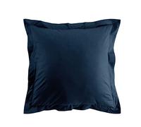 Suave Interior, Funda de Almohada (63 x 63 cm) Biolina Azul Noche, 100% algodón orgánico