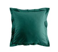 Suave Interior, Funda de Almohada (63 x 63 cm) Biolina Emeralde, 100% algodón orgánico