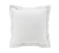 Douceur d'Intérieur Funda de almohada Suave Interior 63 x 63 cm percalina blanca, percal de algodón