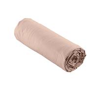 Suave Interior, Sábana Bajera (180 x 200 cm) Percaline Nude, Percal de Algodón