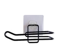Suave Interior, Soporte de Papel higiénico (13.2 x 7.5 x 6.4 cm) con Cable Premium Negro, Metal