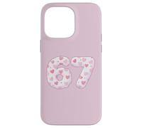Suave Lindo 67 Nubes Kawaii Día de San Valentín Viral Girl Carcasa para iPhone 14 Pro MAX