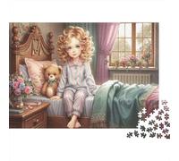 Suave luz de la mañana Puzzle 1000 Piezas Adultos Y Niños,Premium,Regalo Ideal,Anti-estrés Chica Linda,Rompecabezas,Relax,Deco Pared,14 Años+,Desafío,Educativo,Reto, 38x26cm