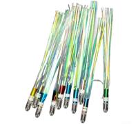 Suave para señuelos de pulpo de 12 cm, cebo de calamar brillante, 10 unidades, colores macaron para lucio, lucioperca, salmón, mar, pesca, barco, playa