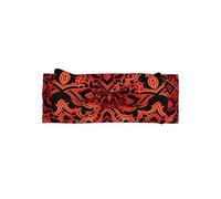 Suave patrón simétrico de batik diadema de lazo elegante turbante cálido y suave para recién nacidos y niños pequeños