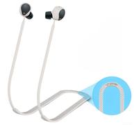 Suave Silicona Magnética Anti-Lost Cuerda para Sony para wf-1000xm5 - Auricular inalámbrico Lanyard para trotar - Negro (blanco)