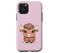 Suave Toro del Zodiaco Tauro con Flores - Astrología Linda Carcasa para iPhone 11 Pro