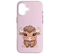 Suave Toro del Zodiaco Tauro con Flores - Astrología Linda Carcasa para iPhone 16