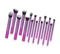 Suave y práctico, 16 piezas, colección de brochas de maquillaje para una aplicación precisa, fácil almacenamiento