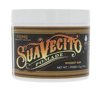 Suavecito Pomade Firme (Strong) Hold Whiskey Bar Scent 4 oz - Pomade For Men - Medium Shine Water Based Wax Like Flake Free Hair Gel - Easy To Wash Out - All Day Hold For All Hair Styles