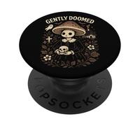 Suavemente condenado Cottagecore Goblincore gótico Espeluznante Lindo gótico PopSockets PopGrip Adhesivo