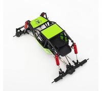 SUAVER 1/10 RC Auto 310 mm Distancia entre ejes Rock Buggy Frame Chasis con Nylon Tube Roll Cage, Vehículo de escalada de simulación modificada para 1/10 RC vehículo oruga SCX10 90046 TRX4 (sin ruedas