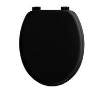 Suavidad interior ABATTANTE WC, Negro, 37 x 45,5 CM