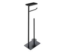 Suavidad Interior DEROUL Papel WC, Negro, H 63,5 x 22 x 15 CM