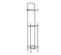 Suavidad Interior DEROUL Papel WC, Negro, H 65 x Ø 15 CM