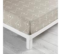 Suavidad Interior, sábana Bajera (90 x 190 cm) Aristide Natural, 100% algodón