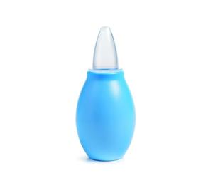 Suavinex Aspirador Nasal Bebé, Saca Mocos, +0 Meses, con Forma de Pera, Alivia la Mucosidad, Facilita el Sueño y la Toma, Lavado Nasal Seguro y Cómodo