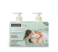Suavinex Pack Pediátrico Loción Hidratante y Gel Champú Espumoso 500 ml + 500 ml