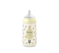 Suavinex Birdies Biberón Flujo Medio Beige +3m 270 ml