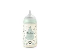 Suavinex Birdies Biberón Flujo Medio Verde +3m 270 ml