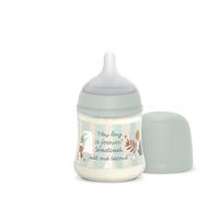 Suavinex, Biberón de 150 ml, con Tetina Fisiológica SX Pro de Silicona, con Válvula Anticólico. Biberón con Tetina de Flujo Lento (S). Bebés +0 Meses y Recién Nacidos. Wonderland, Verde