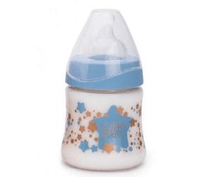 Suavinex Biberón Silicone 3 Velocidades Estrella Azul 150ml
