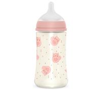 Suavinex Bibéron Tetina Fisiológica Sx Pro Silicona Flujo Medio Rosa