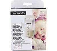 Suavinex Bolsas para Leche Materna Cierre Zip 25uds