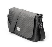 Suavinex, Bolso Maternidad Bandolera, Bolso Carro Bebé de Gran Capacidad, Asas Ajustables al Carrito, Solapa y Cierre de Cremallera, Impermeable, con Bolsillos Interiores, Gris